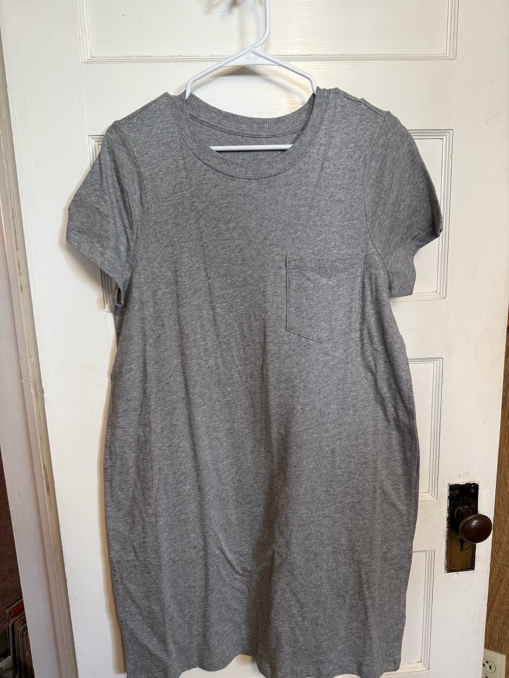 Time and Tru Gray T-Shirt Dress